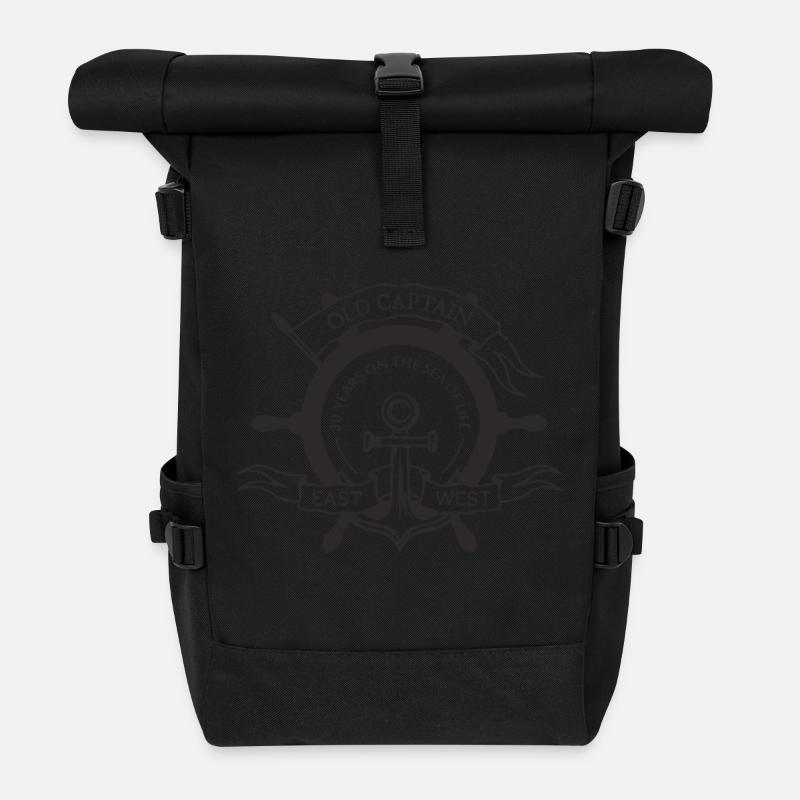 30. Geburtstag - Rolltop Rucksack - Schwarz