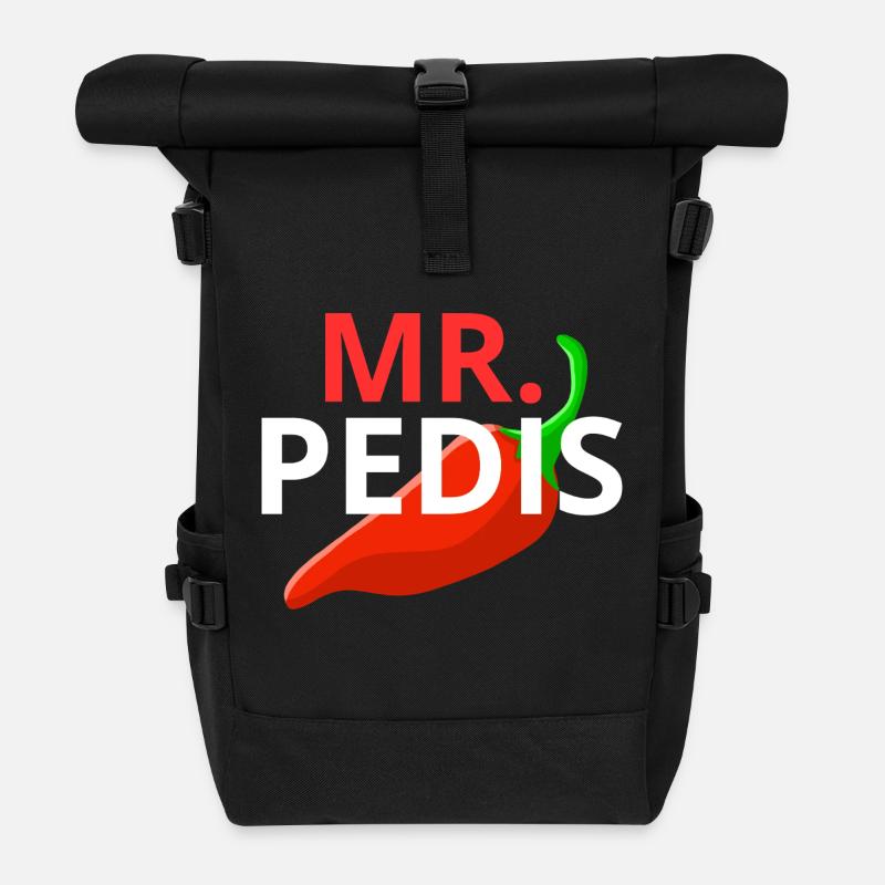 INDONET M. Pedis - Sac à dos roll top - noir