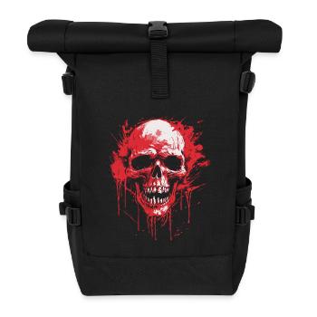 Crâne - Sac à dos roll top - noir - Devant
