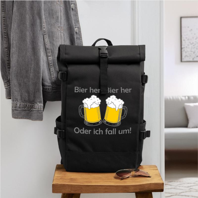 Bees here, Bees here - oder ich fall um! Roll Top Backpack