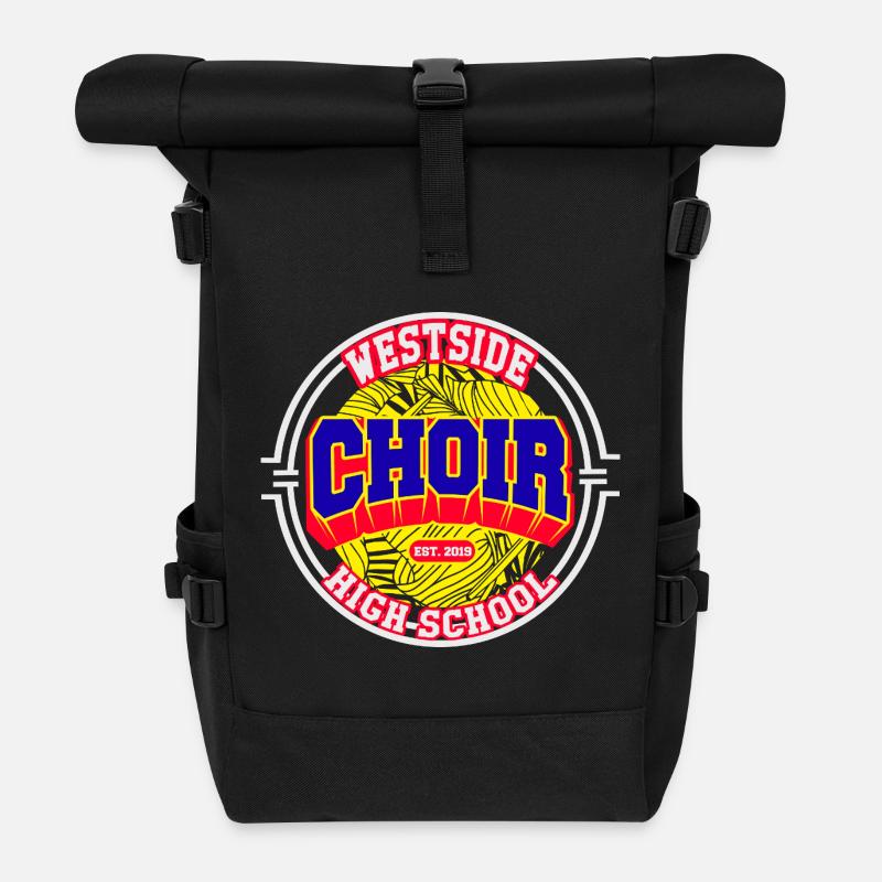 "Westside High School Choir" – Streetwear Edition - Roll Top Backpack - black