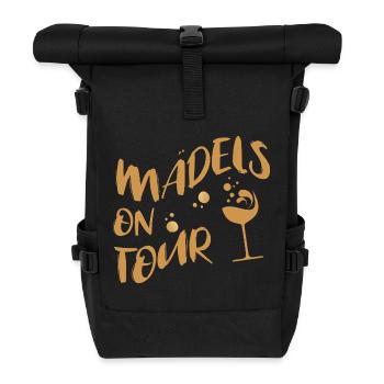 Girls on Tour – Women's Trip & Girlfriends Trip - Roll Top Backpack - black - Front