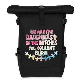 Nous sommes les filles des sorcières que tu n’as pas pu brûler - Sac à dos roll top - noir - Devant