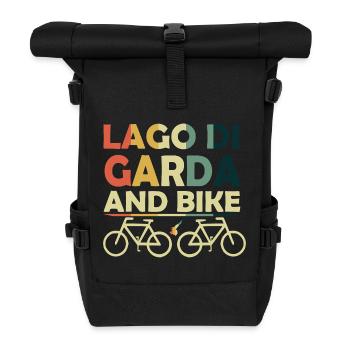 Gardasse et vélo - Sac à dos roll top - noir - Devant