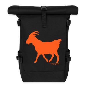 Bouc émissaire bouc émissaire orange - Sac à dos roll top - noir - Devant