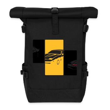 transam1 - Sac à dos roll top - noir - Devant