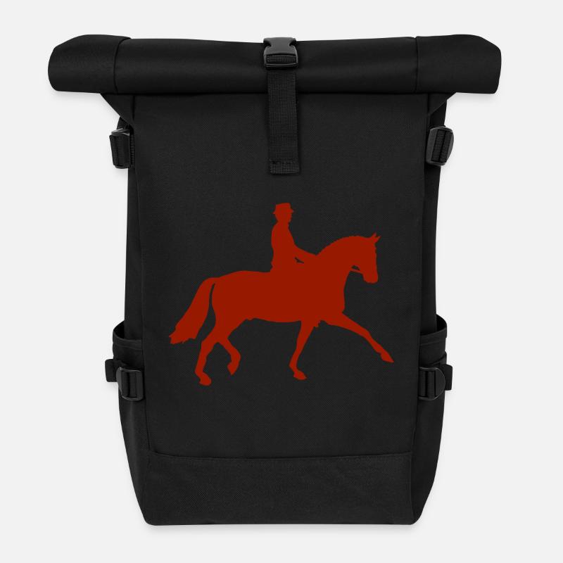 Reiter - Rolltop Rucksack - Schwarz