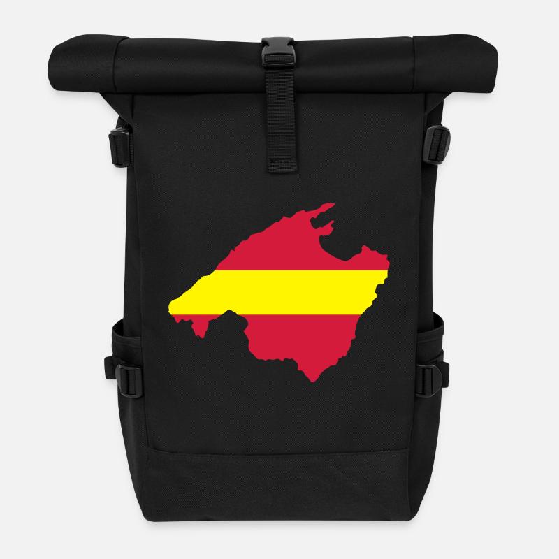 Mallorca - Rolltop Rucksack - Schwarz