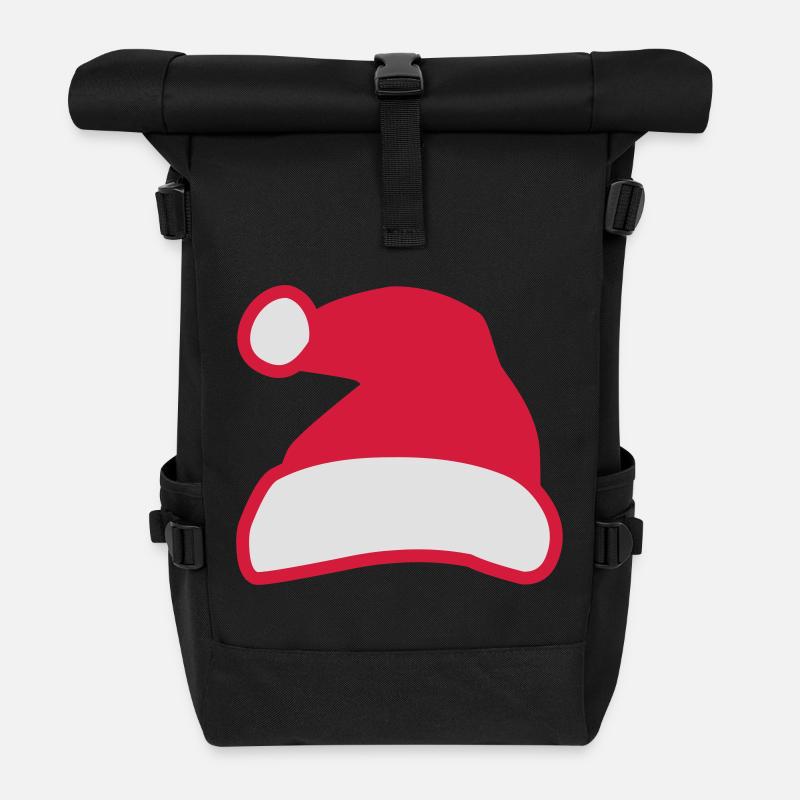 Weihnachten - Rolltop Rucksack - Schwarz