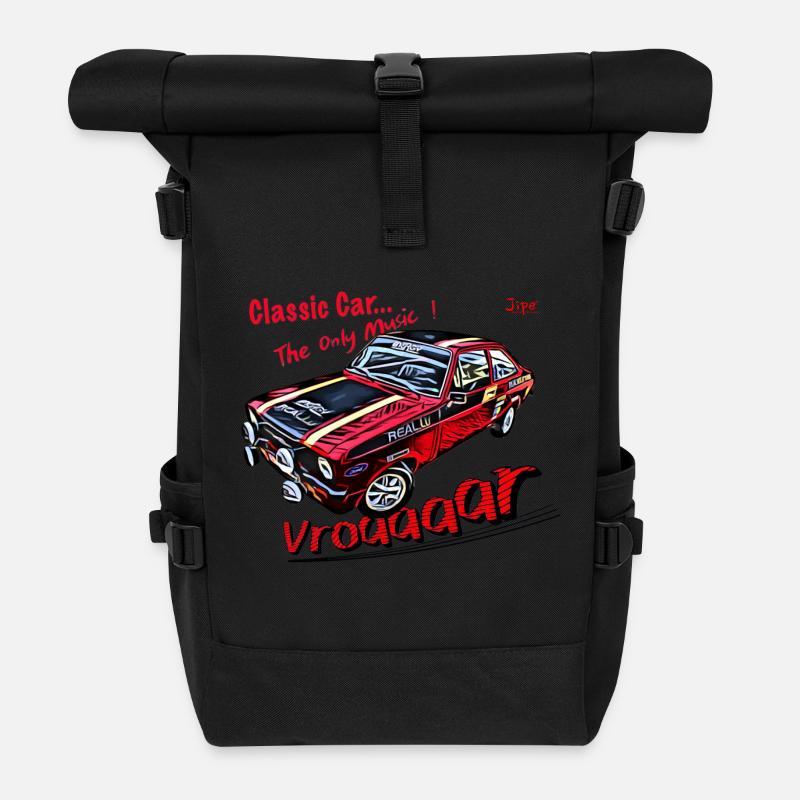 Vroaaaar Music 2 - Sac à dos roll top - noir