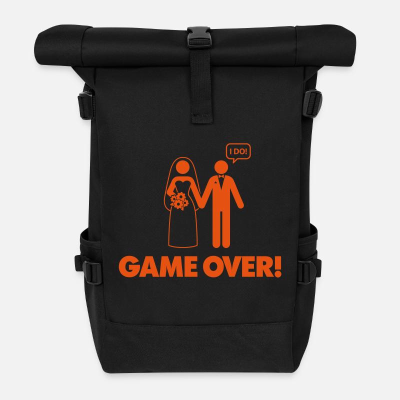 Fin du jeu. Je suis marié. - Sac à dos roll top - noir