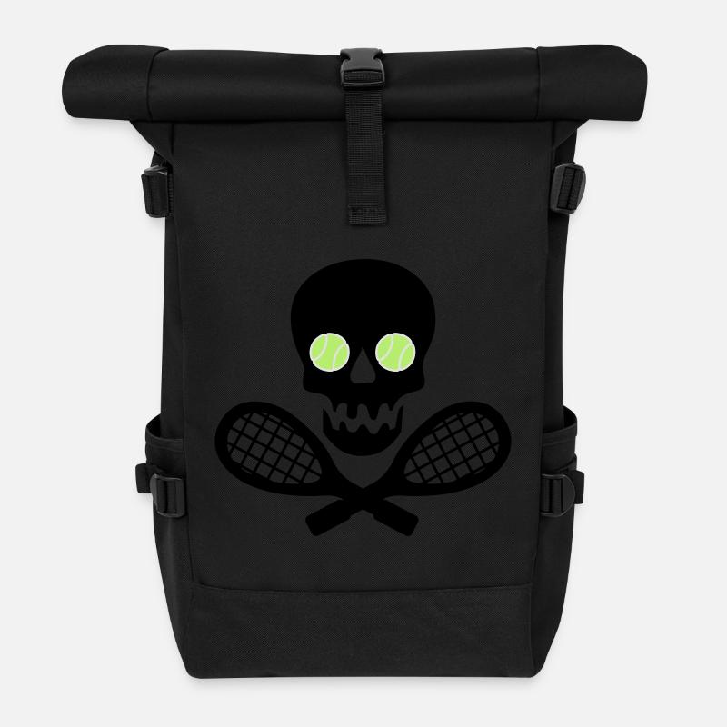 tennis - Sac à dos roll top - noir