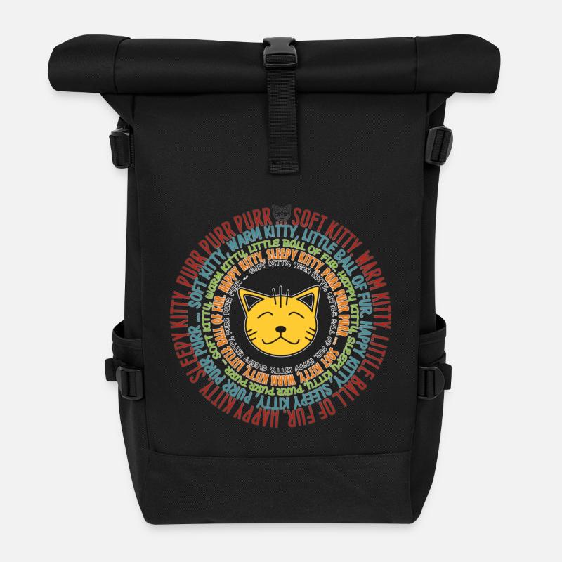 SOFT KITTY SONG - Rolltop Rucksack - Schwarz