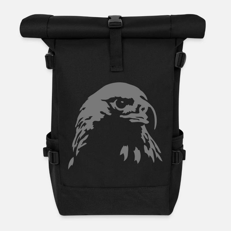 aigle - Sac à dos roll top - noir