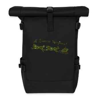 Noël du Bouvier Bernois - Sac à dos roll top - noir - Devant