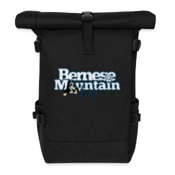 Berner Sennenhund - Rolltop Rucksack - Schwarz - Vorne