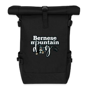20221228 215349 - Roll Top Backpack - black - Front