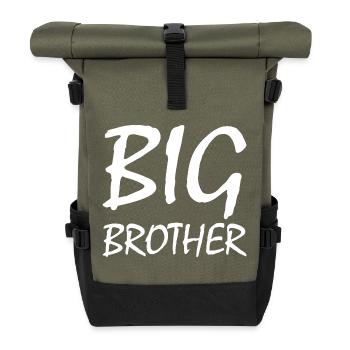 Big brother - Sac à dos roll top - olive/noir - Devant
