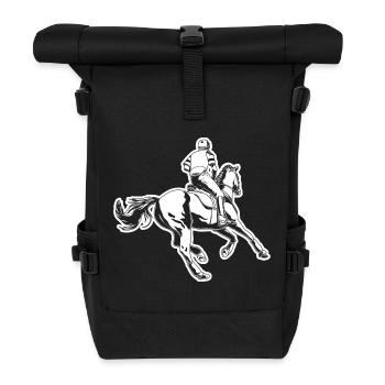Reiter - Rolltop Rucksack - Schwarz - Vorne
