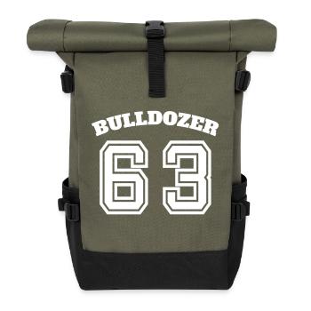 Bulldozer 63 - Rolltop Rucksack - Olive/Schwarz - Vorne