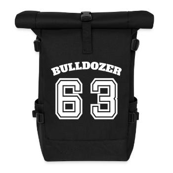 Bulldozer 63 - Rolltop Rucksack - Schwarz - Vorne