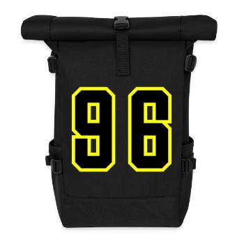 Justaucorps à 96 chiffres - Sac à dos roll top - noir - Devant