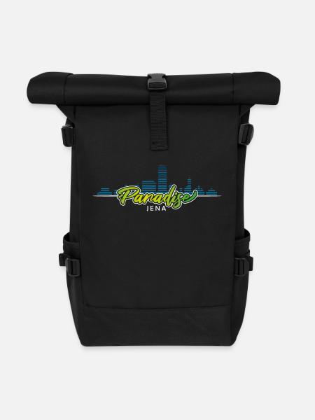 Jena Paradise - Rolltop Rucksack - Schwarz