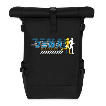 Jena Is Running - Roll Top Backpack - black - Front