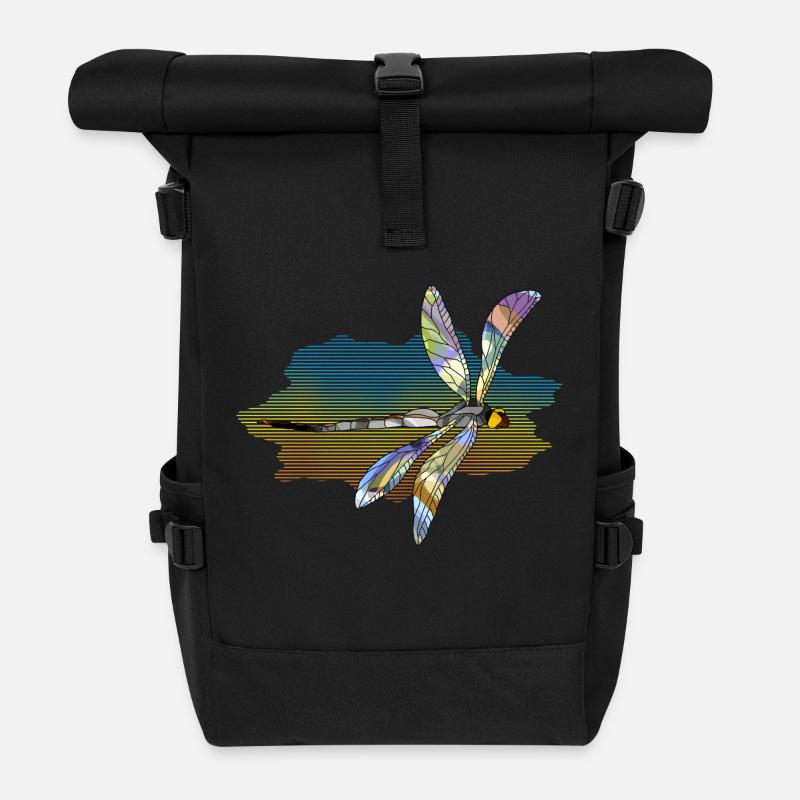 Libelle - Rolltop Rucksack - Schwarz