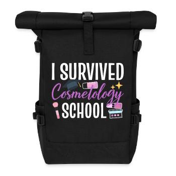 I Survived Cosmetology School - Rolltop Rucksack - Schwarz - Vorne