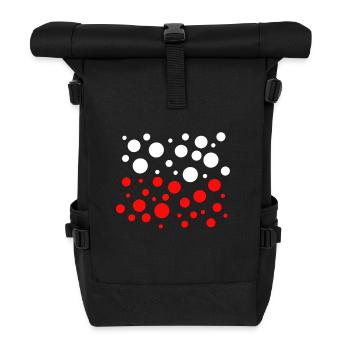 Indonesien Indonesia Bali - Rolltop Rucksack - Schwarz - Vorne