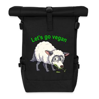Wolf_in_schaapskleren - Sac à dos roll top - noir - Devant