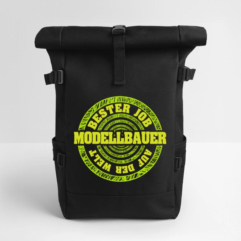 Gift for model builder Roll Top Backpack