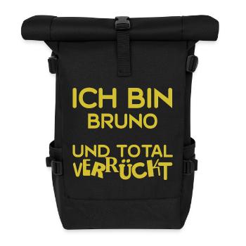 Vorname Bruno - Rolltop Rucksack - Schwarz - Vorne