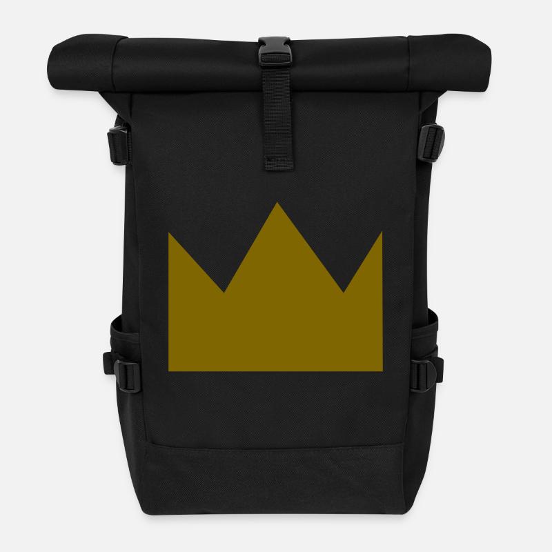 Krone - Rolltop Rucksack - Schwarz