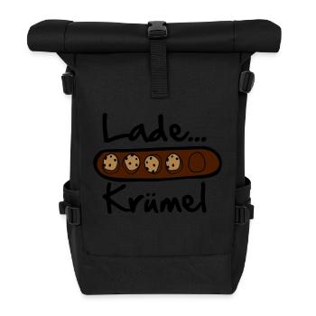 Lade... Krümmel_v2 - Rolltop Rucksack - Schwarz - Vorne