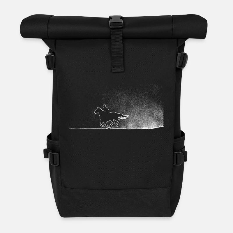 Reiter - Rolltop Rucksack - Schwarz