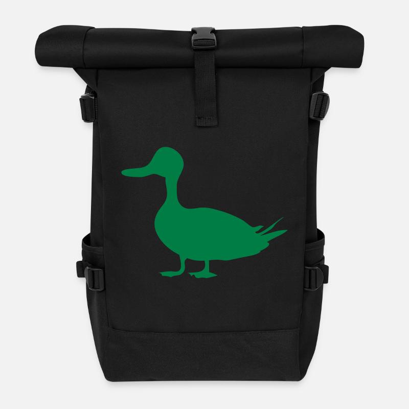 duck - Rolltop Rucksack - Schwarz