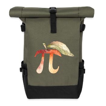 Cadeaux de science de maths de Pi jour, signe de Pi. Amants de maths - Sac à dos roll top - olive/noir - Devant
