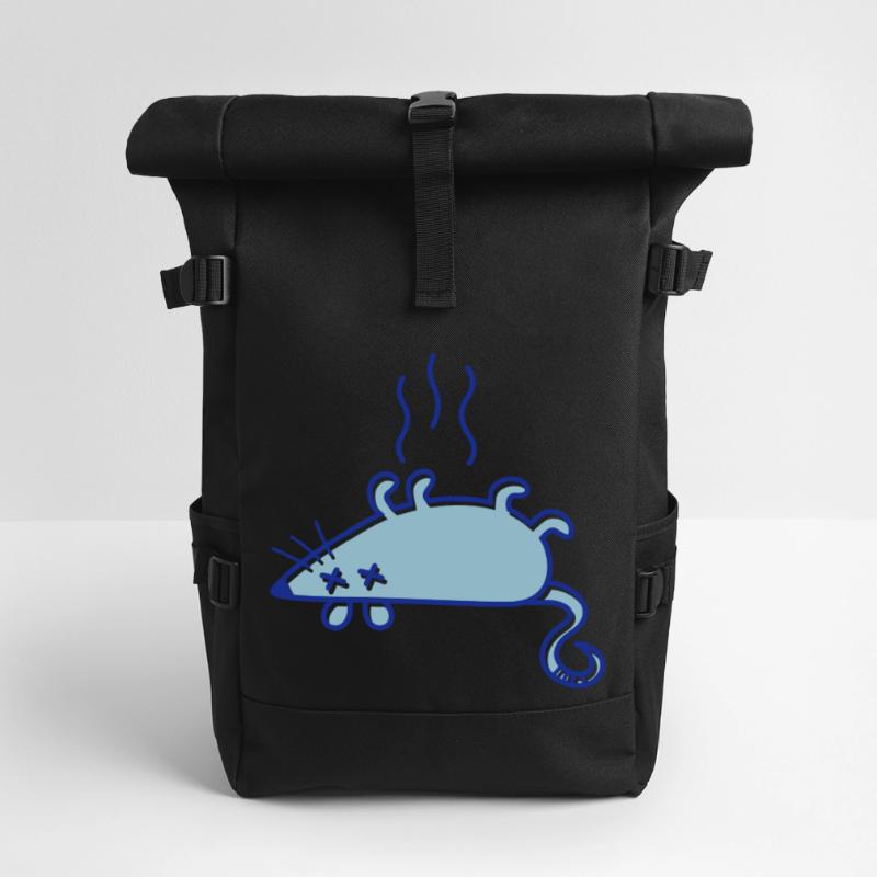 Eine tote Maus Rolltop Rucksack
