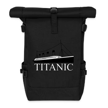 Titanisch - Rolltop Rucksack - Schwarz - Vorne