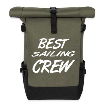 Segeln - Rolltop Rucksack - Olive/Schwarz - Vorne