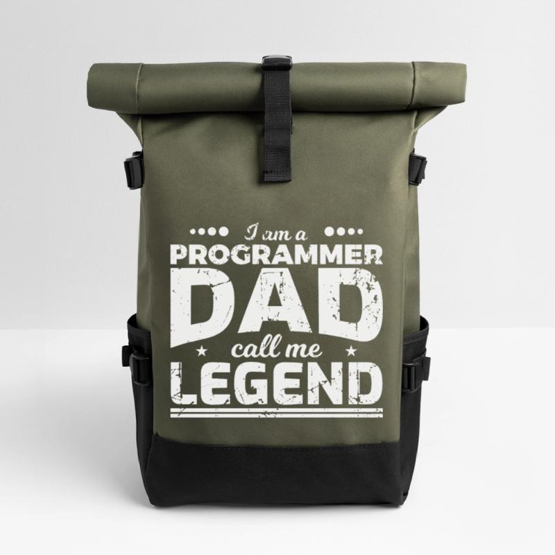 Coder Papa Rolltop Rucksack
