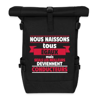 Les meilleurs conducteurs - Sac à dos roll top - noir - Devant