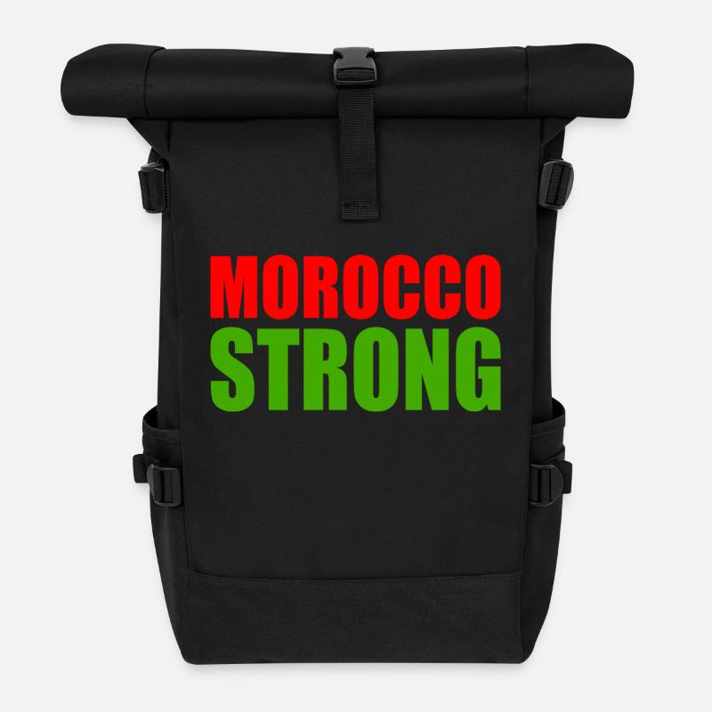 Morocco strong - Sac à dos roll top - noir