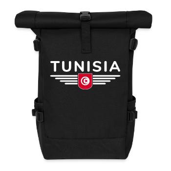 Tunisia Design – Pour les amateurs de culture - Sac à dos roll top - noir - Devant