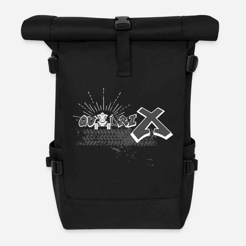 QuadriX (QX) - Sac à dos roll top - noir