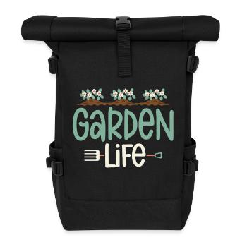 Garden Life Botanical Gardening - Roll Top Backpack - black - Front