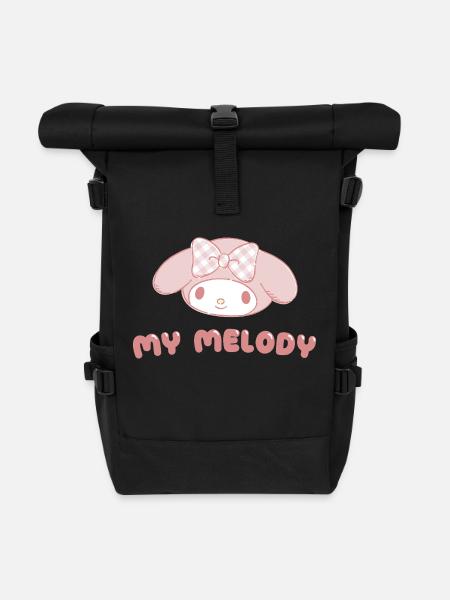 My Melody Portrait - Rolltop Rucksack - Schwarz