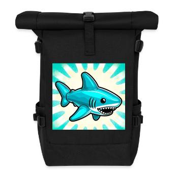 Hai - Rolltop Rucksack - Schwarz - Vorne